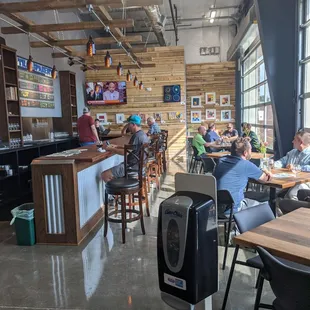 Brewery seating area