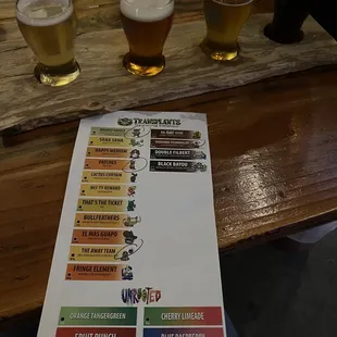 Current drinks 8/19/22