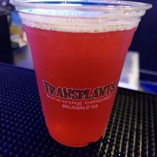 ORDER 66 blackberry lemonade seltzer.