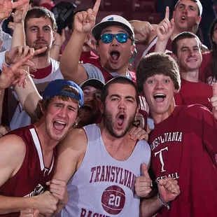 Fans of the Transylvania Pioneers