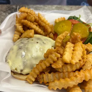 &quot;FAT MAC&quot; Stuffed Turkey Burger