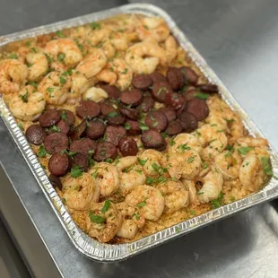 1/2 pan Jambalaya Pasta(catering)