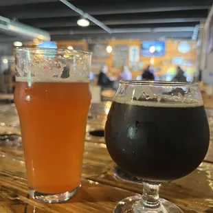 Blood Orange and Barrel Age Stout