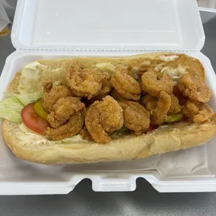 Shrimp po boy
