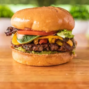 "What's Beef" Vegan Burger