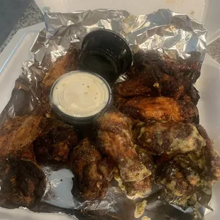 bbq wings, food, chicken, chicken wings and fried chicken, fried chicken, chicken wings, poultry, bbq chicken, fried chicken wings