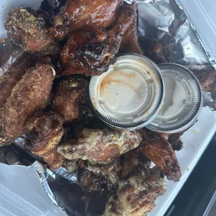 bbq wings, food, chicken, chicken wings and fried chicken, fried chicken, chicken wings, poultry, bbq chicken, fried chicken wings