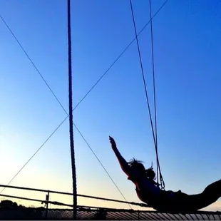 Falling into the net