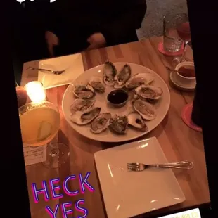 East coast oysters