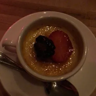 Creme brûlée (on the house) - thanks Laurie!