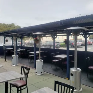 outside
