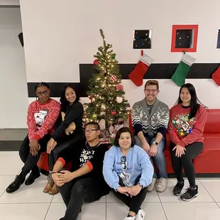 Holiday photo at Trapped