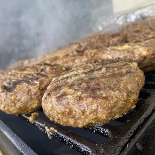 Stuffed Shrimp Burgers.