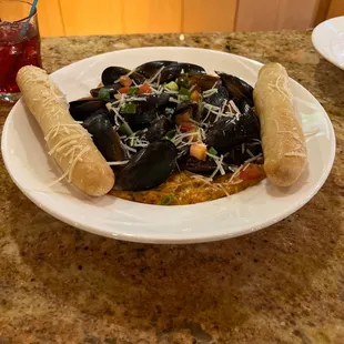 a plate of food