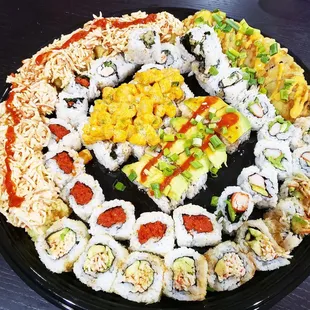 sushi, sashimi, sushi and sashimi, food