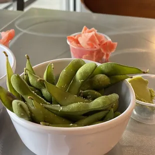 *Edamame is yummy