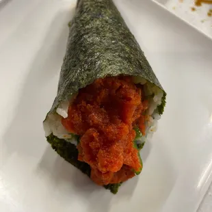 Tuna hand  roll