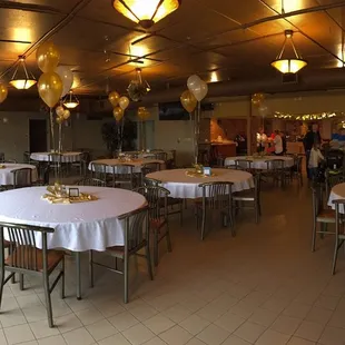 Private event room available for renting seats 175 guests!