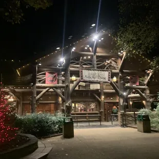 the outside of the building