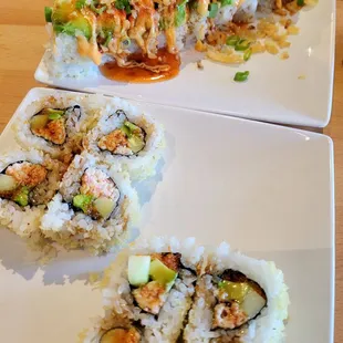 sushi, sushi and sashimi, food, sashimi