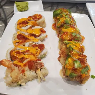 Andromeda and volcano roll