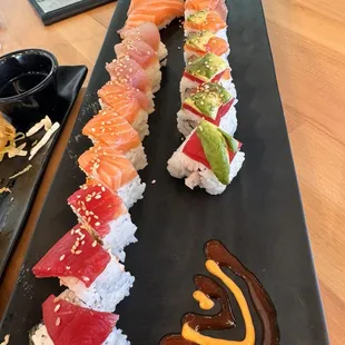 food, sushi, sushi and sashimi, sashimi