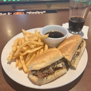 French dip was very good.