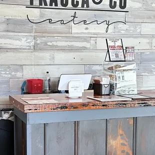 the counter