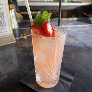 Strawberry Chronic - the charity drink - part of the proceeds goes to a charity