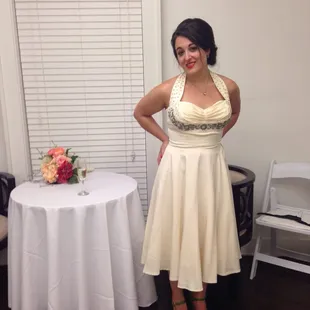 I bought this dress to wear for my wedding exit. I love it! Thanks for wonderful customer service and beautiful, unique dresses!