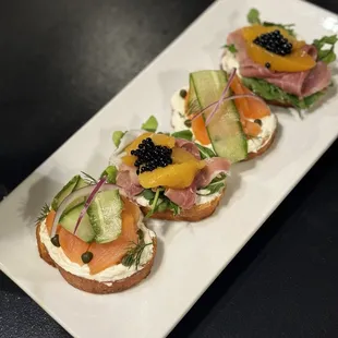 sushi and sashimi, food