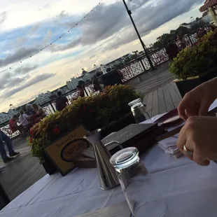 View from our dinner table!!!