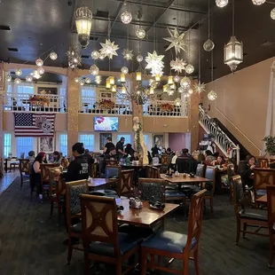 The main dining room