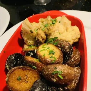 Grilled veggies that came with chicken dish