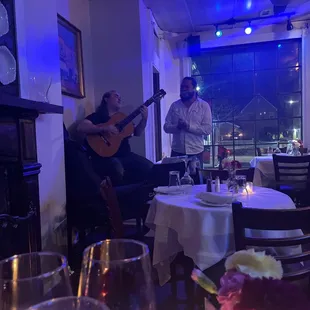 Flamenco night for the famous chef Thomas