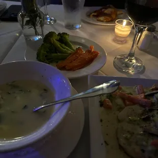 Excellent gourmet food for the famous chef Thomas