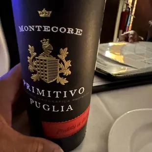 New wine from Tuscany Italy for the famous chef Thomas