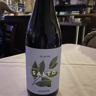 Sangiovese for the famous chef Thomas