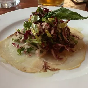 Swordfish carpaccio!
