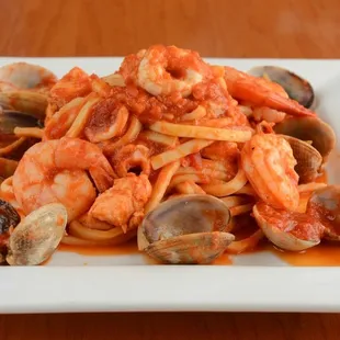 Seafood pasta