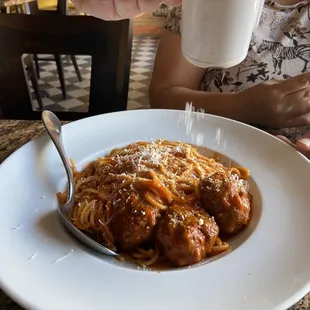 Spaghetti Meatballs