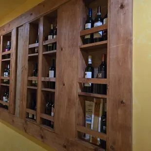 Wall of wine