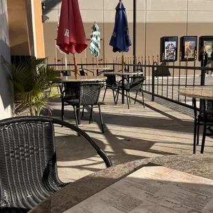 Outdoor patio, one of two