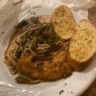 Chicken Marsala and Mushrooms