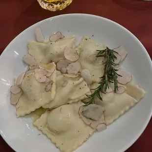 Special pasta - truffle ravioli