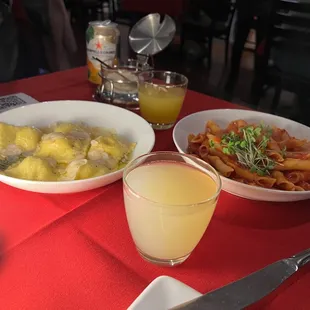 RAVIOLI AL TARTUFO, GARGANELLI AL POMOODORO