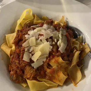 Veal shank pappardelle (was a daily special)