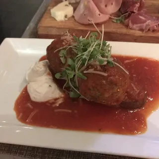 Mom's Meatballs & Ricotta