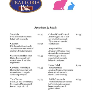 Easter menu page 1