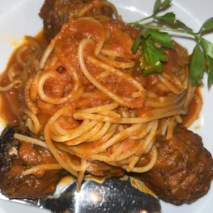 Spaghetti and Meatballs